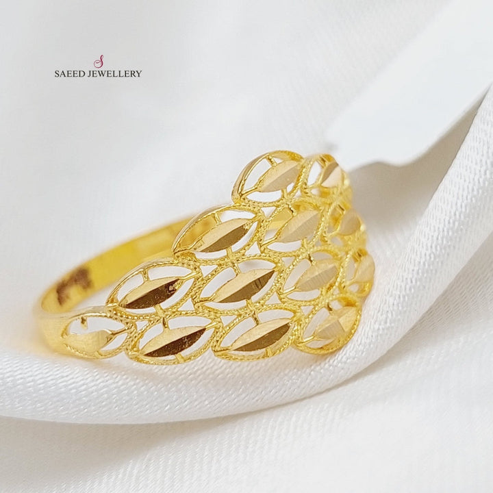 21K Gold Spike Ring by Saeed Jewelry - Image 3