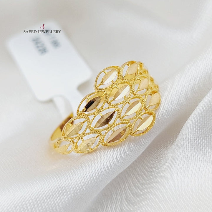 21K Gold Spike Ring by Saeed Jewelry - Image 15