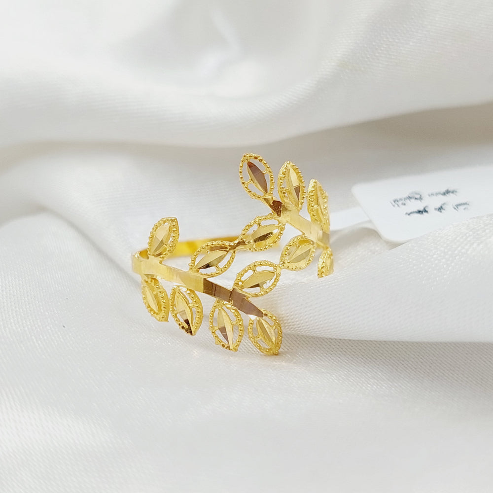 21K Gold Spike Ring by Saeed Jewelry - Image 2