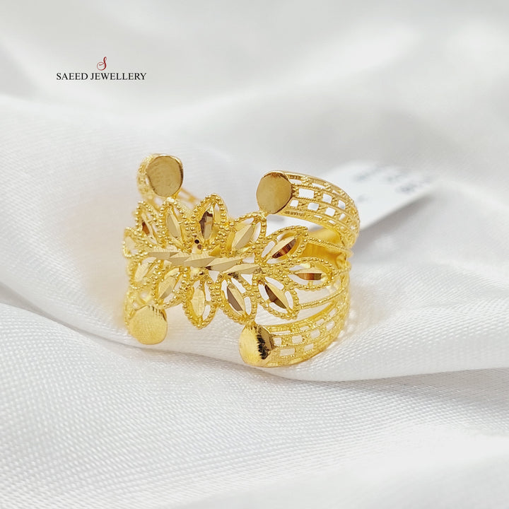 21K Gold Spike Ring by Saeed Jewelry - Image 4