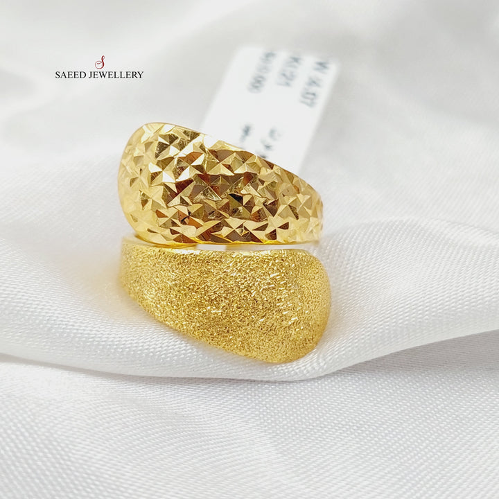 21K Gold Spike Ring by Saeed Jewelry - Image 5