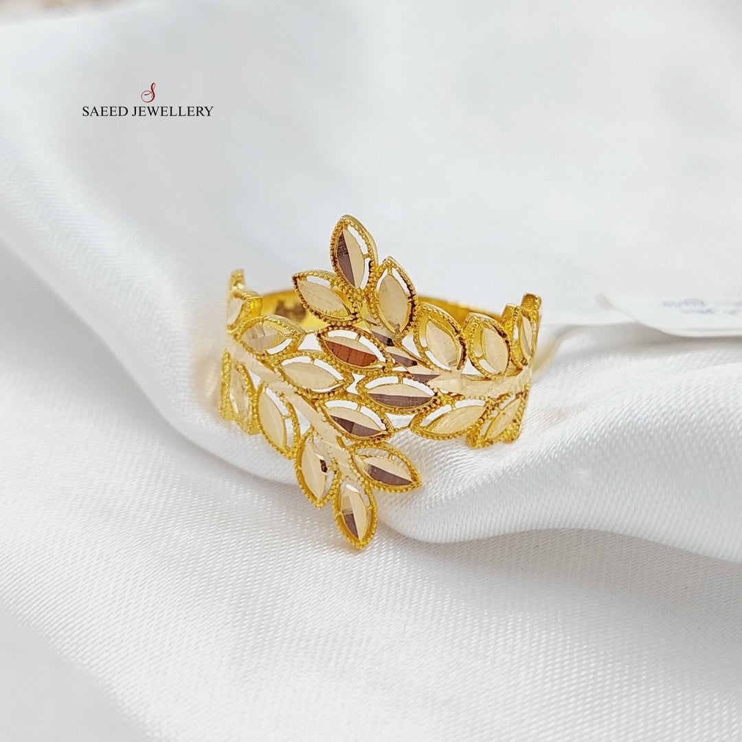 21K Gold Spike Ring by Saeed Jewelry - Image 3