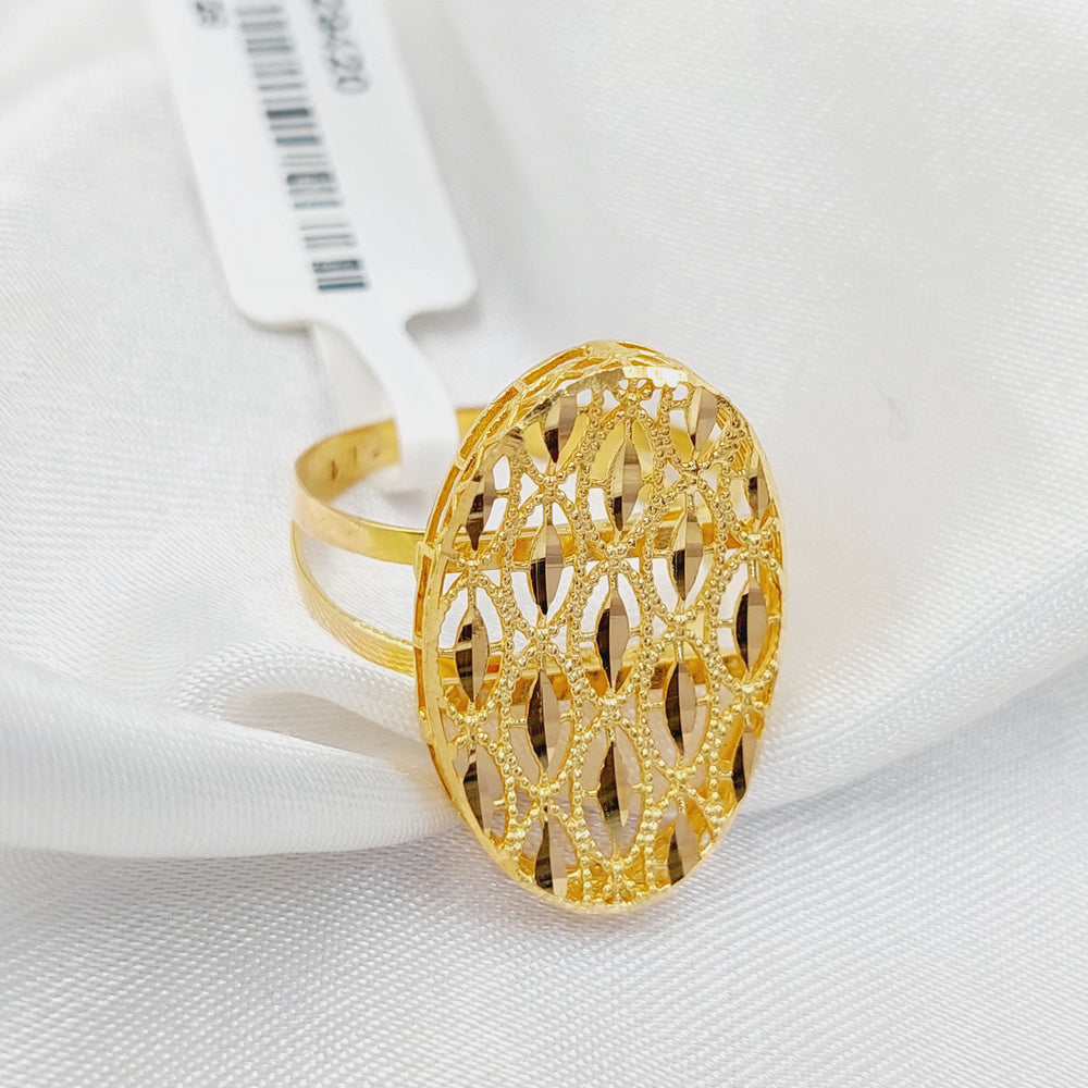 21K Gold Spike Ring by Saeed Jewelry - Image 2