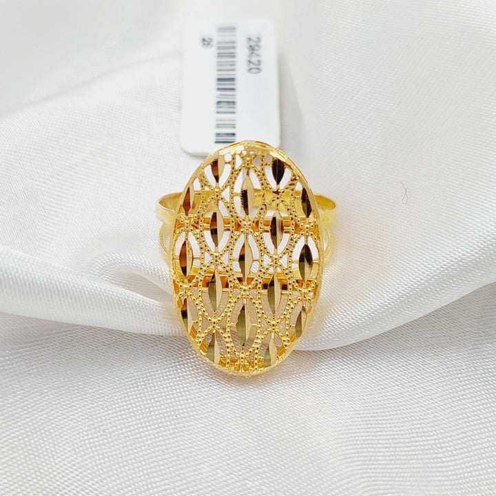 21K Gold Spike Ring by Saeed Jewelry - Image 4