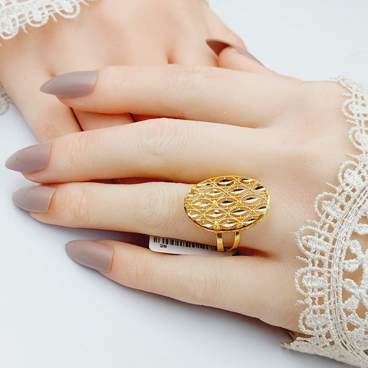 21K Gold Spike Ring by Saeed Jewelry - Image 5