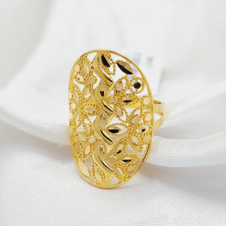 21K Gold Spike Ring by Saeed Jewelry - Image 2