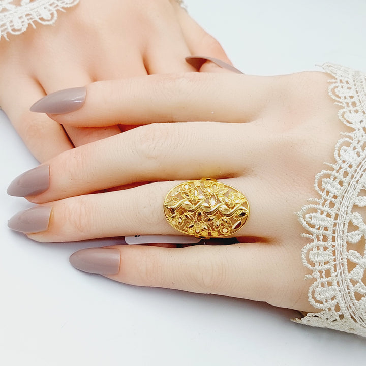 21K Gold Spike Ring by Saeed Jewelry - Image 4