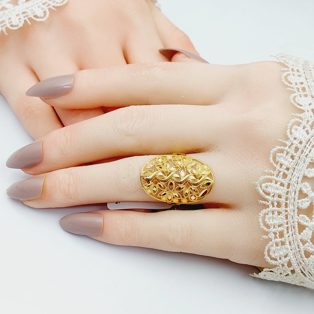 21K Gold Spike Ring by Saeed Jewelry - Image 6