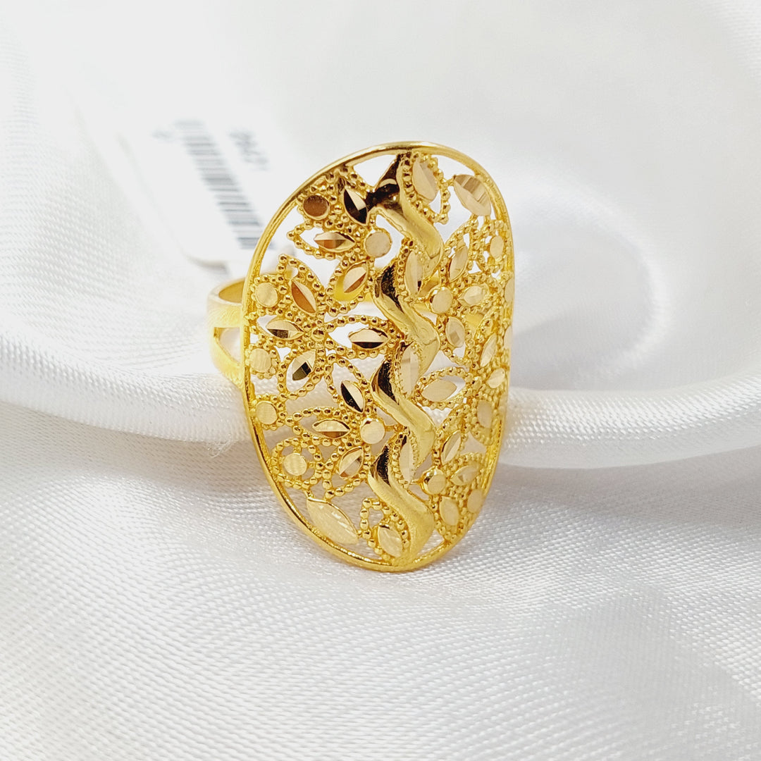 21K Gold Spike Ring by Saeed Jewelry - Image 1