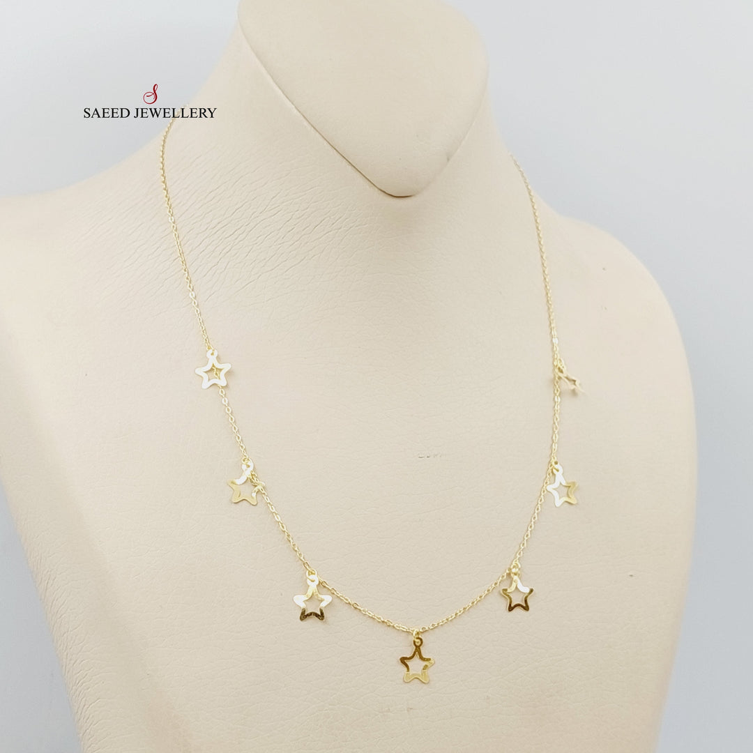 18K Gold Clover Necklace by Saeed Jewelry - Image 1