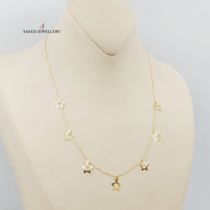 18K Gold Clover Necklace by Saeed Jewelry - Image 1