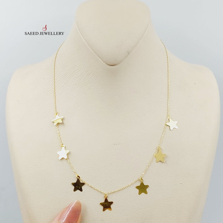 18K Gold Stars Necklace by Saeed Jewelry - Image 1