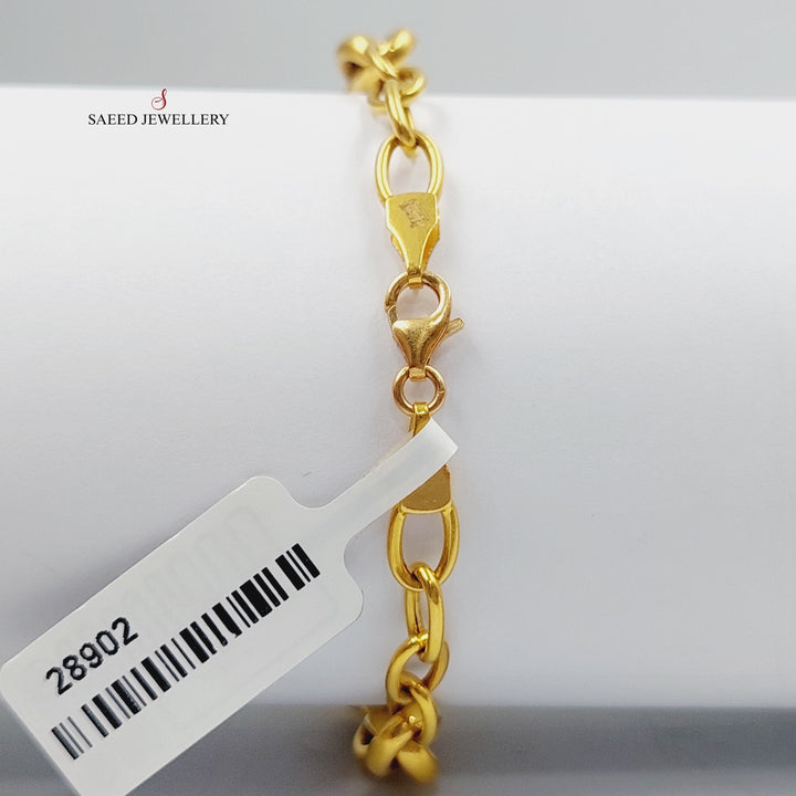 21K Gold Taft Bracelet by Saeed Jewelry - Image 5