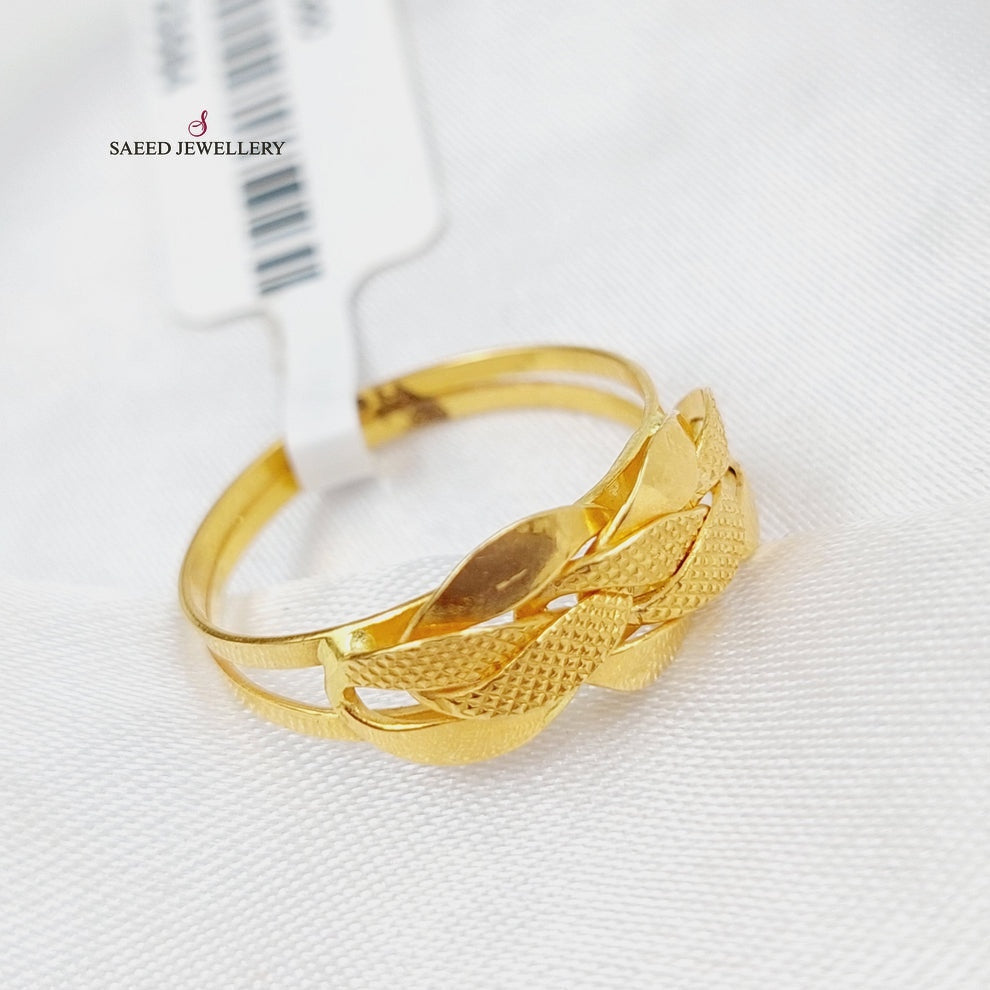 21K Gold Taft Ring by Saeed Jewelry - Image 5