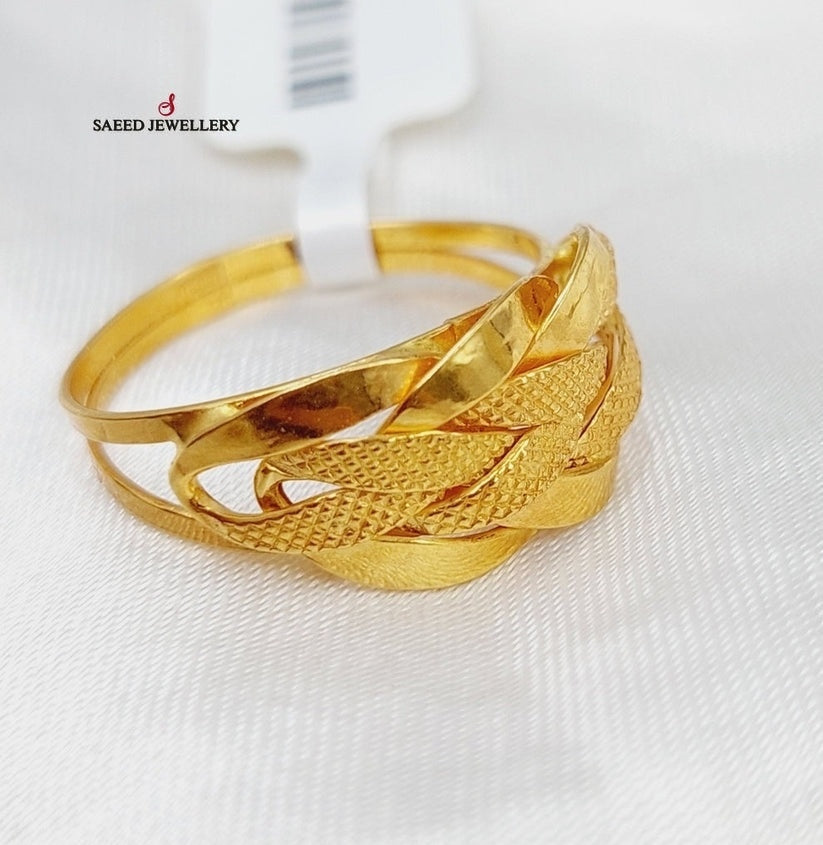 21K Gold Taft Ring by Saeed Jewelry - Image 3