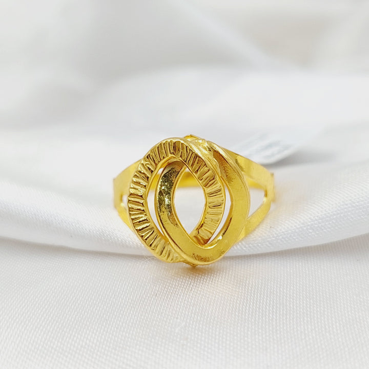 21K Gold Taft Ring by Saeed Jewelry - Image 1