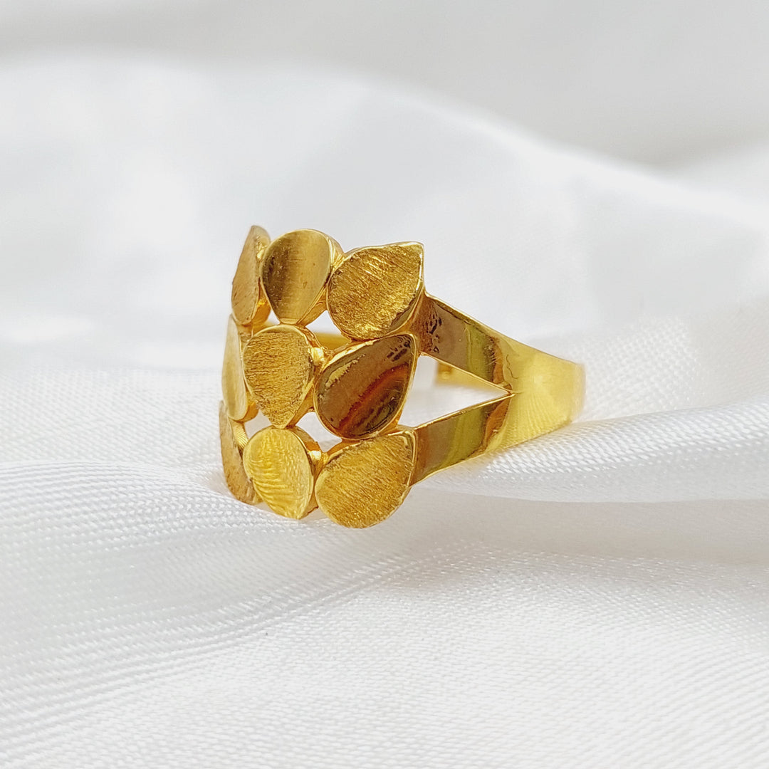 21K Gold Tears Ring by Saeed Jewelry - Image 3