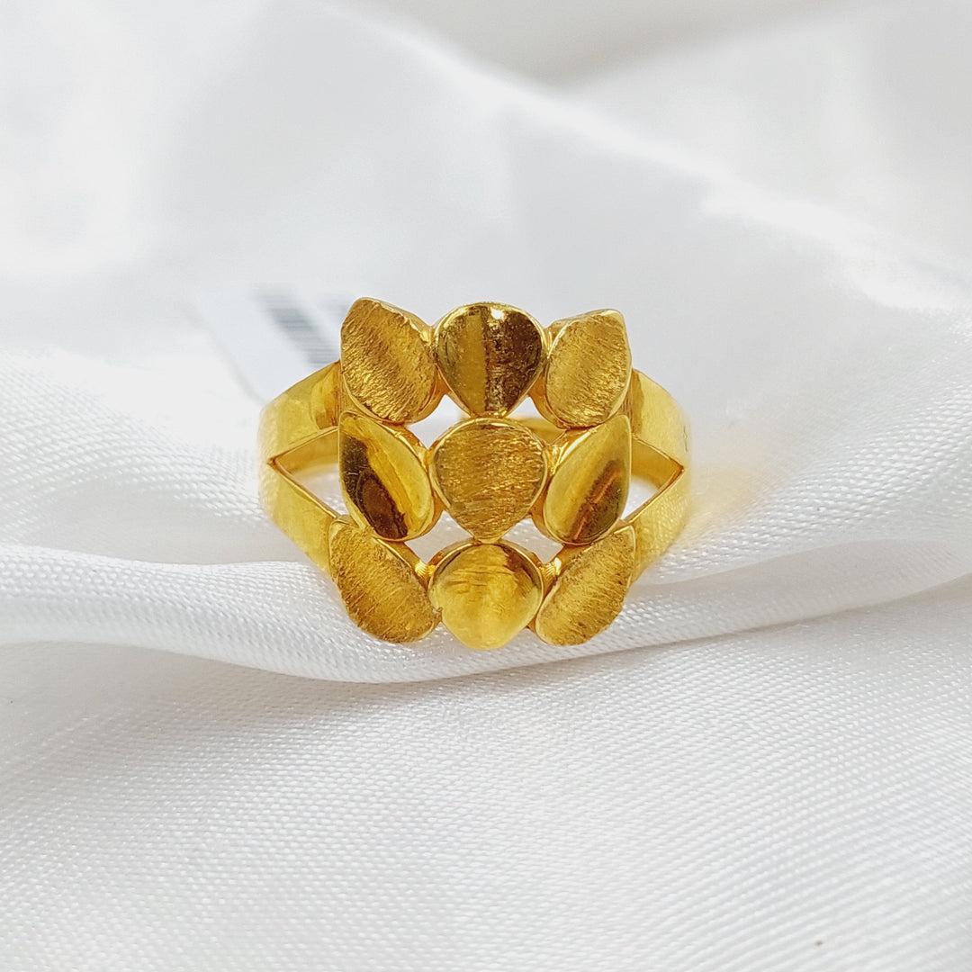 21K Gold Tears Ring by Saeed Jewelry - Image 5