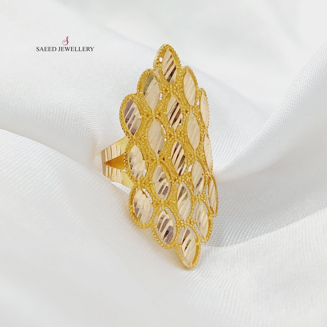 21K Gold Tears Ring by Saeed Jewelry - Image 6