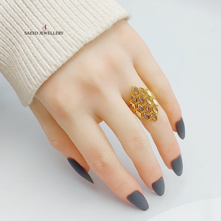 21K Gold Tears Ring by Saeed Jewelry - Image 2