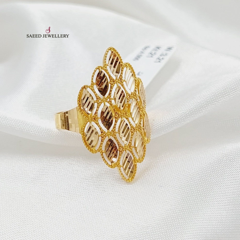 21K Gold Tears Ring by Saeed Jewelry - Image 4