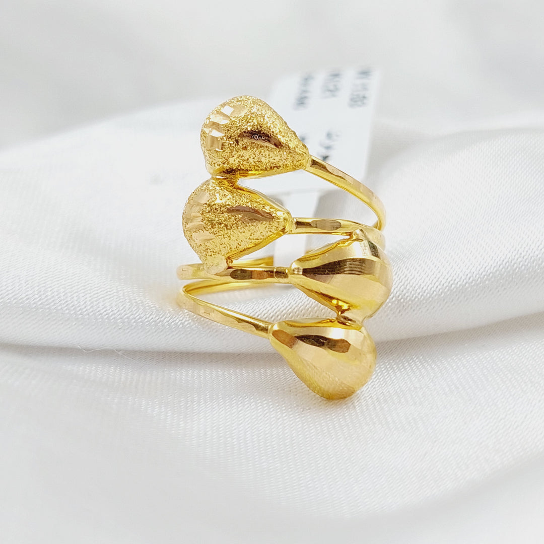 21K Gold Tears Ring by Saeed Jewelry - Image 1