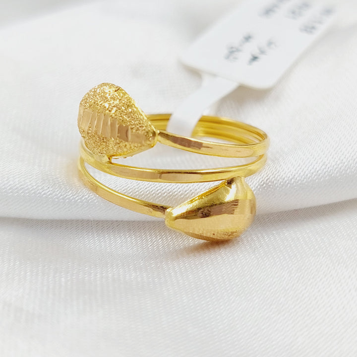 21K Gold Tears Ring by Saeed Jewelry - Image 2