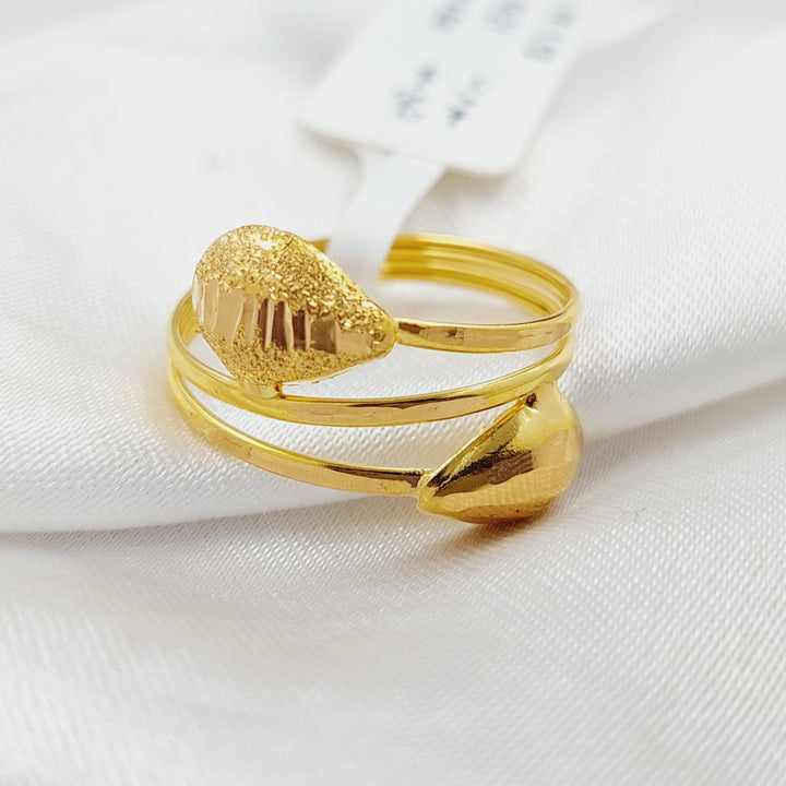 21K Gold Tears Ring by Saeed Jewelry - Image 3