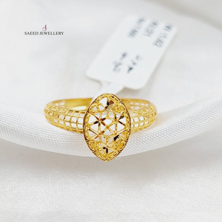 21K Gold Tears Ring by Saeed Jewelry - Image 2