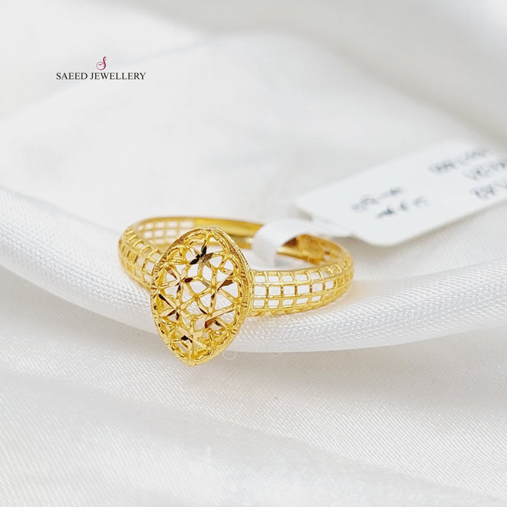 21K Gold Tears Ring by Saeed Jewelry - Image 1