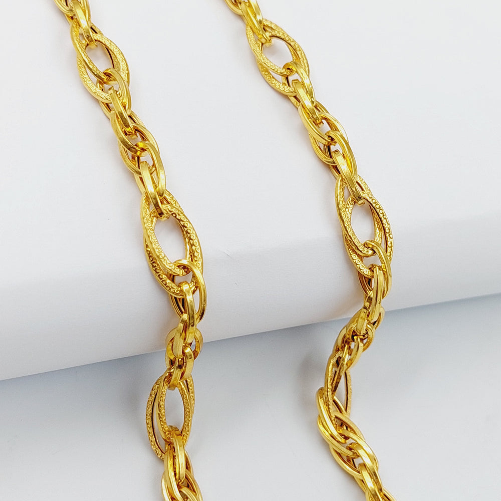 21K Gold Virna Necklace 70cm by Saeed Jewelry - Image 2