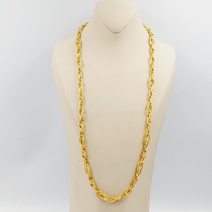 21K Gold Virna Necklace 70cm by Saeed Jewelry - Image 1