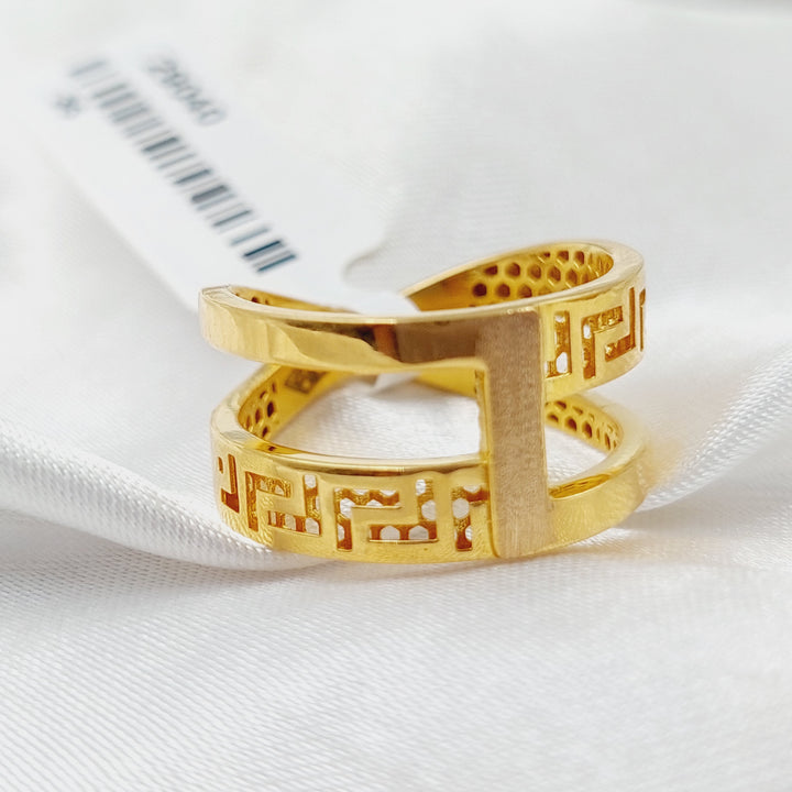 21K Gold Virna Ring by Saeed Jewelry - Image 3