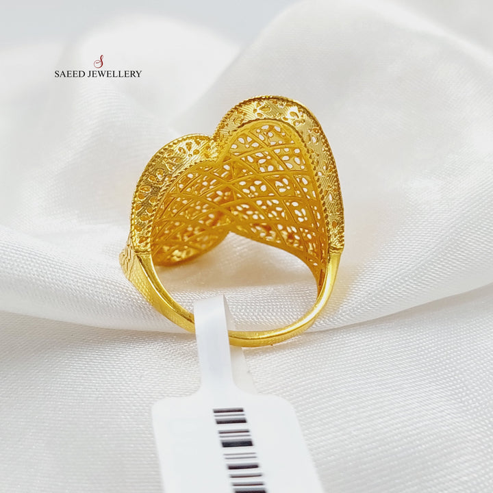 21K Gold Wings Ring by Saeed Jewelry - Image 4