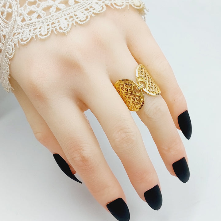 21K Gold Wings Ring by Saeed Jewelry - Image 4