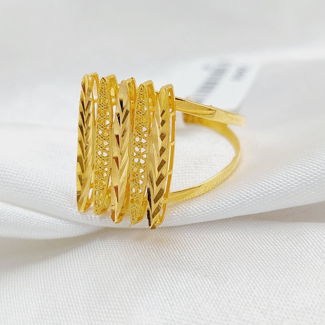 21K Gold Wings Ring by Saeed Jewelry - Image 3