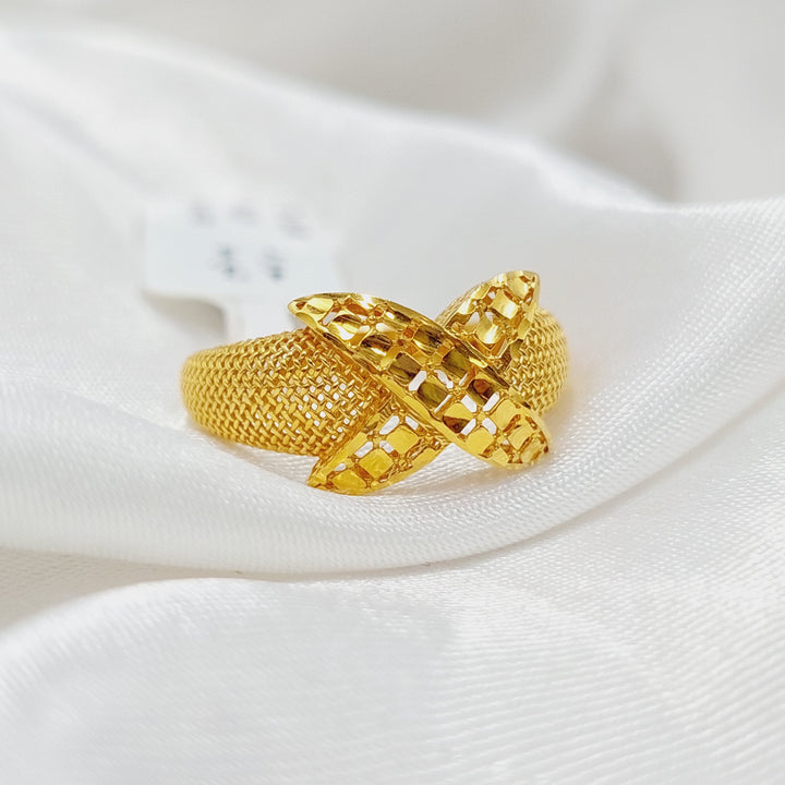 21K Gold Ring by Saeed Jewelry - Image 2