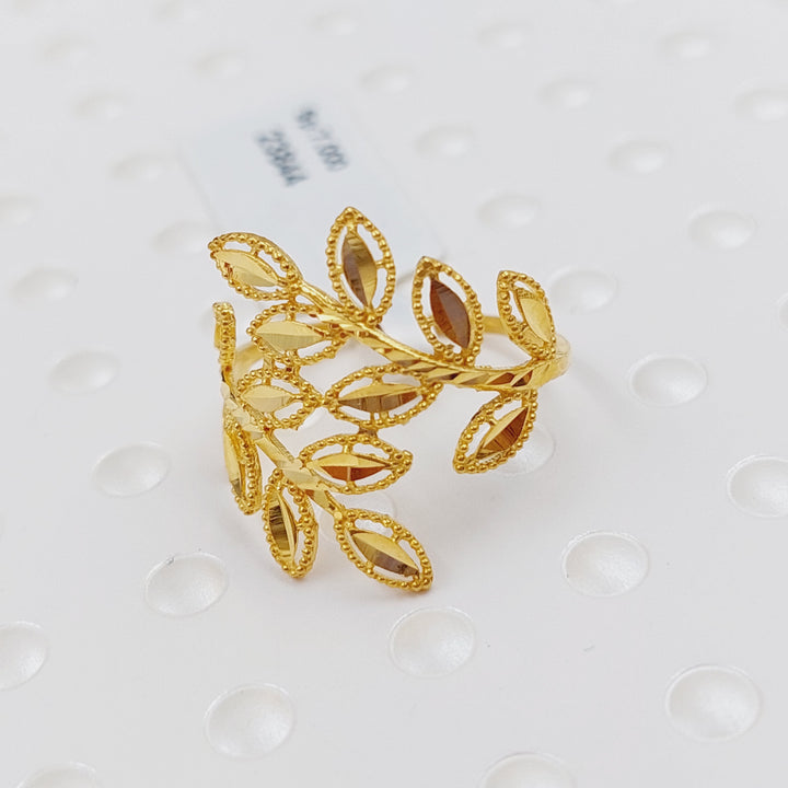 21K Gold Spike Ring by Saeed Jewelry - Image 5