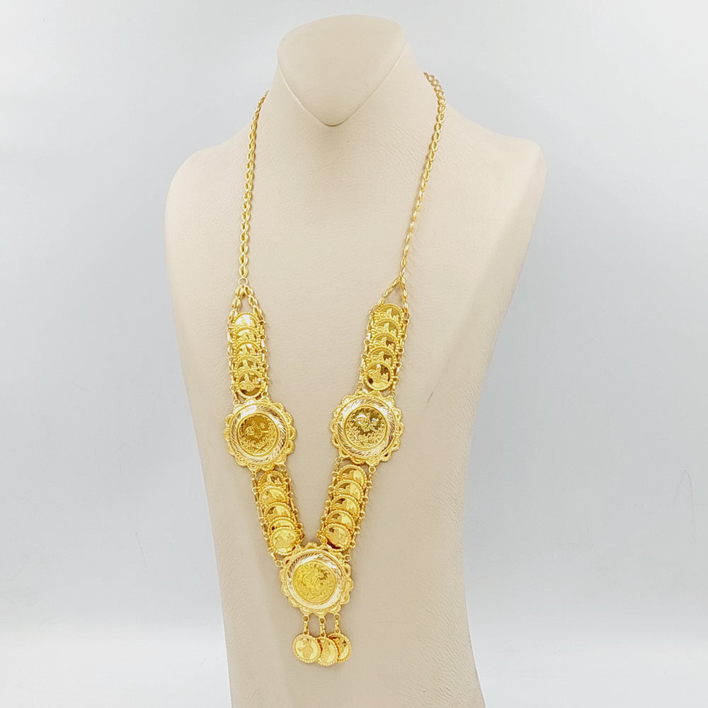 21K Gold Rashadi Necklace by Saeed Jewelry - Image 2