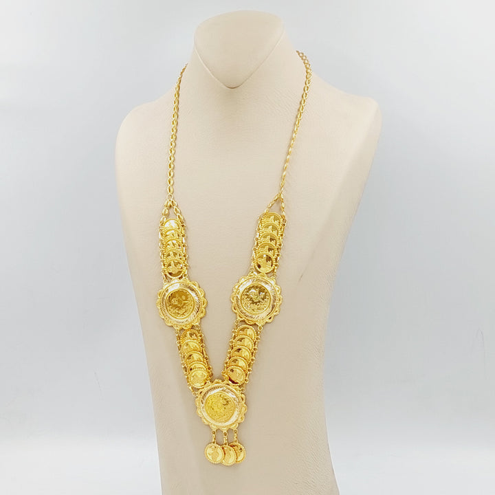 21K Gold Rashadi Necklace by Saeed Jewelry - Image 2