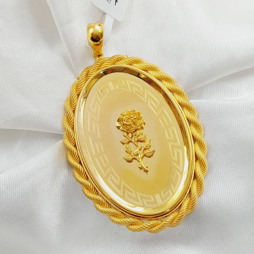 21K Gold Ounce Pendant by Saeed Jewelry - Image 7