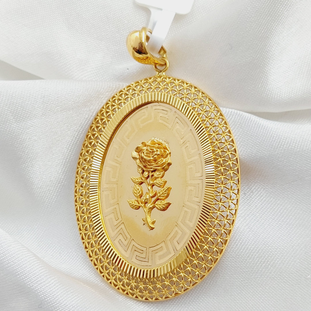 21K Gold Ounce Pendant by Saeed Jewelry - Image 6