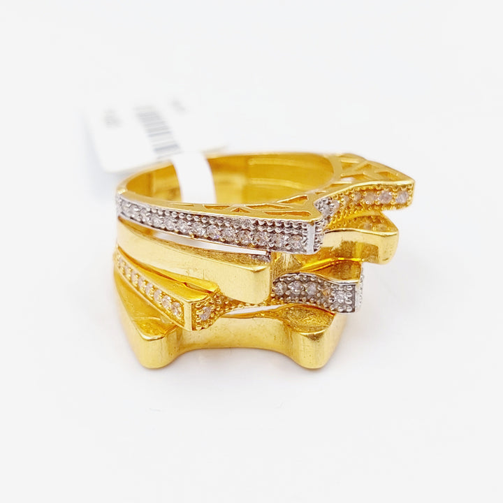 21K Gold Fancy Ring by Saeed Jewelry - Image 7