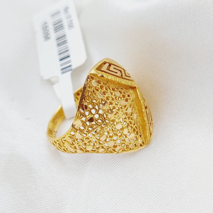 21K Gold Fancy Ring by Saeed Jewelry - Image 7