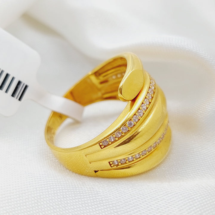 21K Gold Turkish Ring by Saeed Jewelry - Image 8