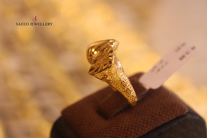 21K Gold Fancy Ring by Saeed Jewelry - Image 10