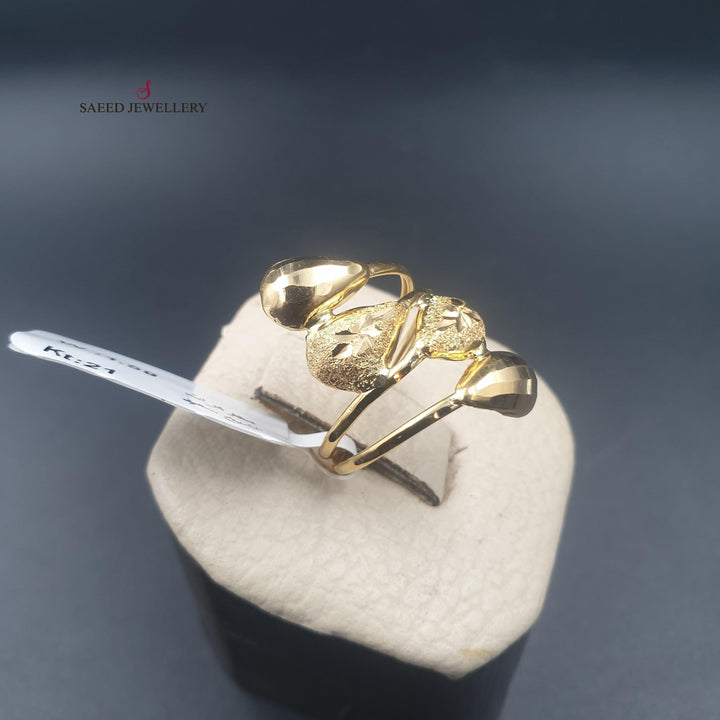 21K Gold Classic Ring by Saeed Jewelry - Image 10