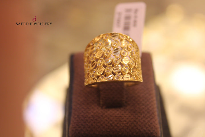 21K Gold Fancy Ring by Saeed Jewelry - Image 10