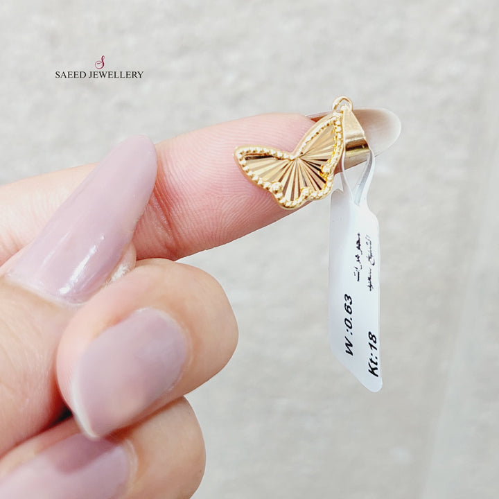 18K Gold Butterfly Pendant by Saeed Jewelry - Image 22