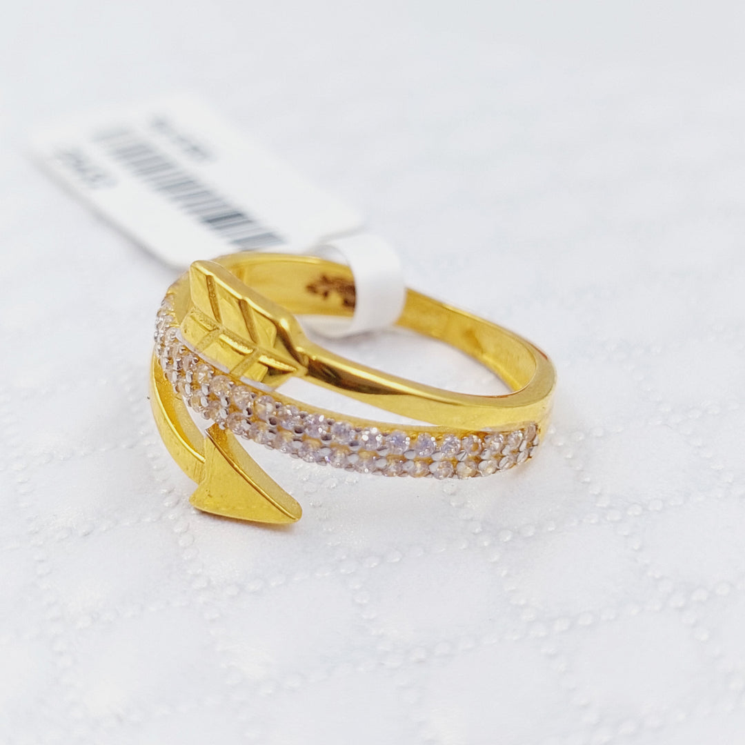 21K Gold Arrow Ring by Saeed Jewelry - Image 13